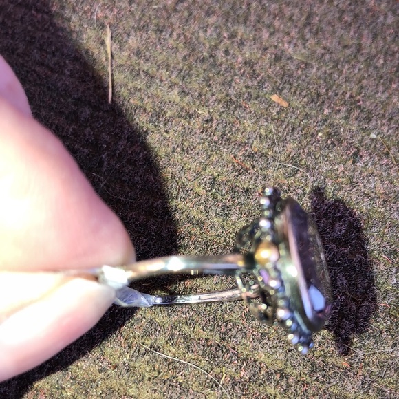 NWT Stunning Amethyst & 925 Sterling Silver Ring 💍 Size 8 - Picture 15 of 17